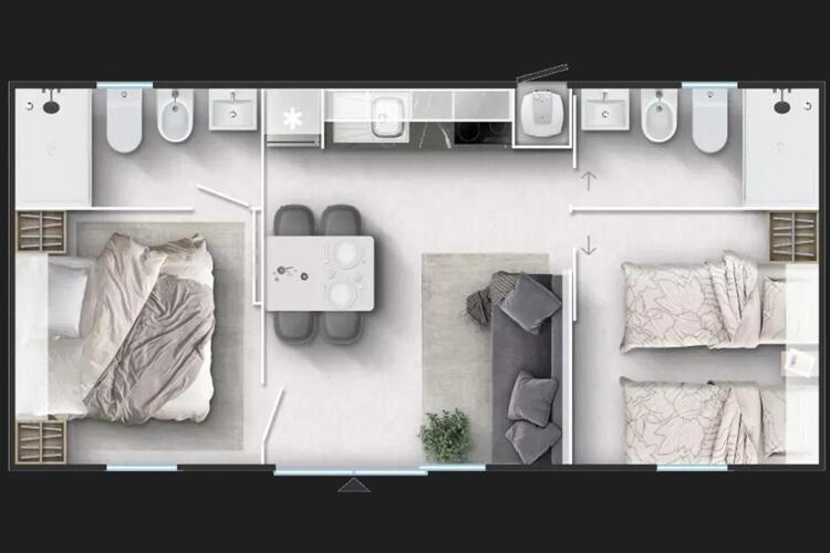 Premium Mobile Home In Novalja Exterior foto